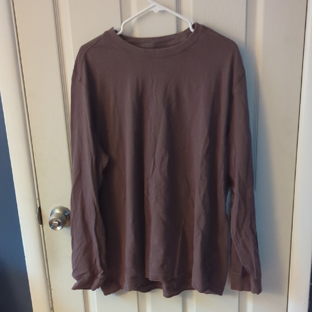 Brown Long Sleeve Shirt